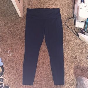 NAVY BLUE LULU LEMON LEGGINGS